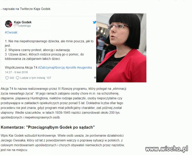 Tej pani już podziękujemy