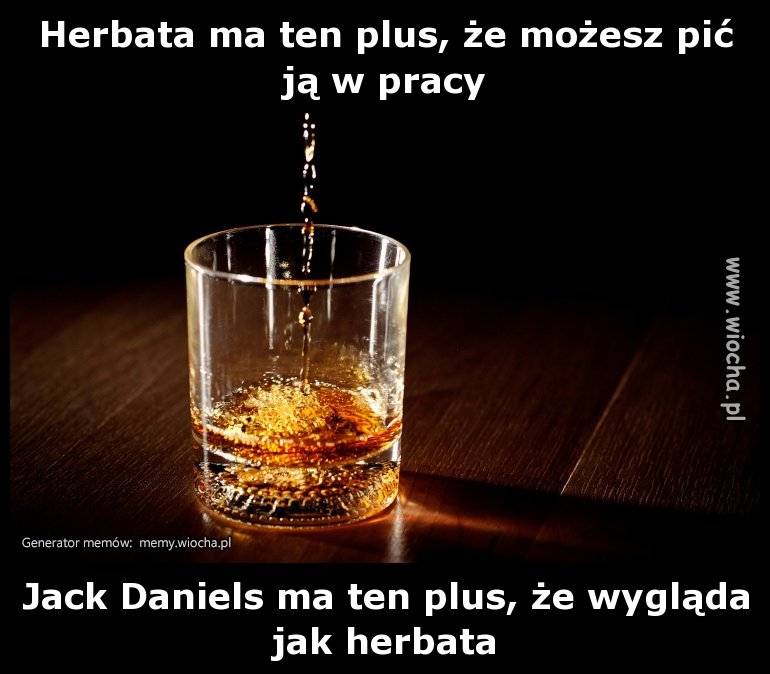 Herbata ma ten plus, że możesz pić ją w pracy