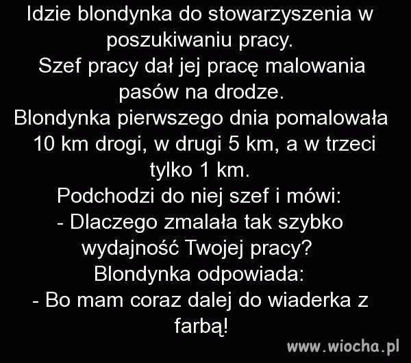 Ach te blondynki...