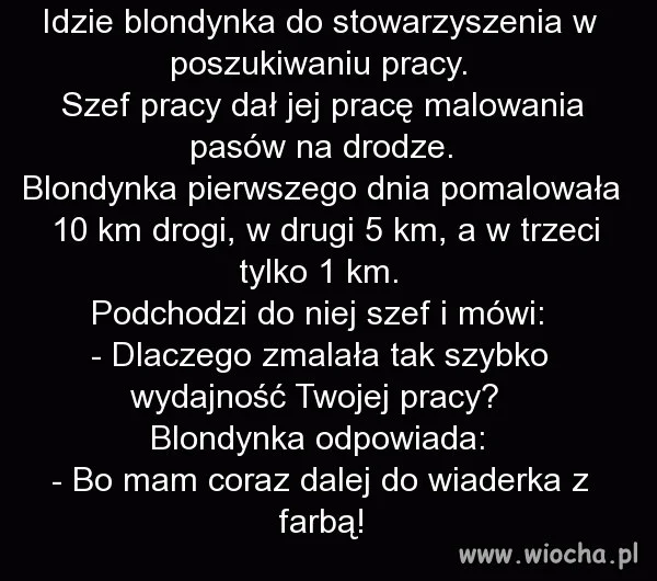 Ach te blondynki...