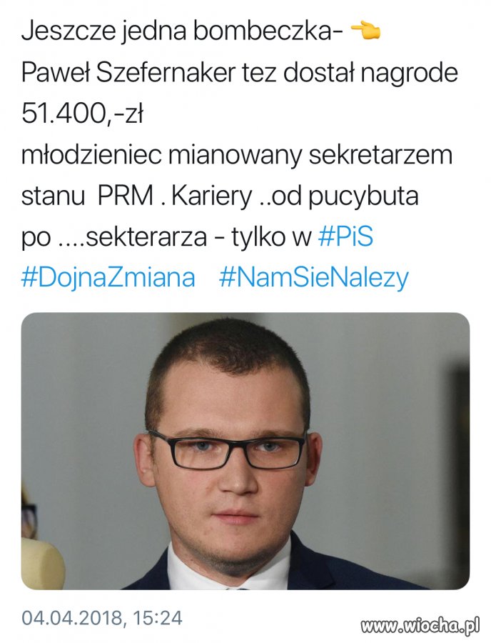 Szef trolli tez dostał premie 
