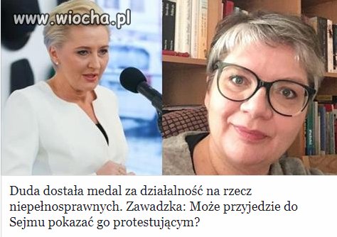 Medal dostała