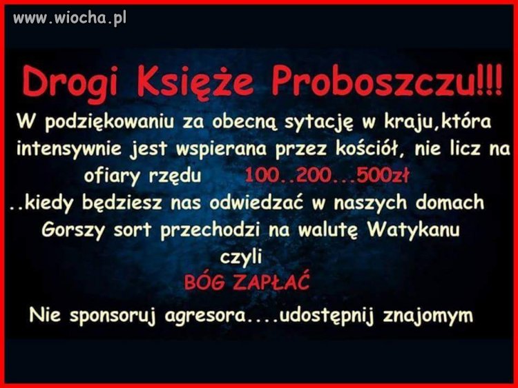 Waluta Watykanu "Bóg zapłać"