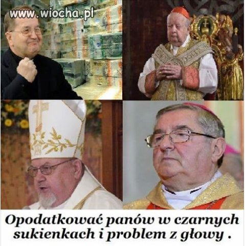  księża płacą podatek od liczby mieszkańców parafii a 