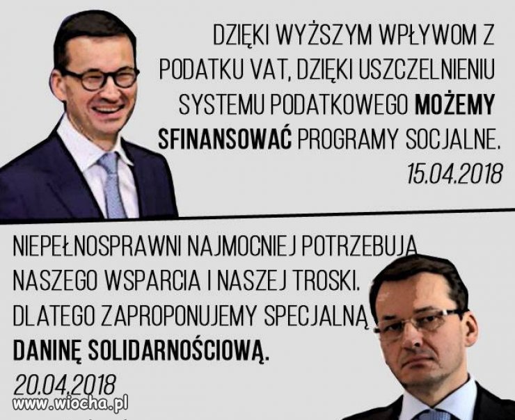 Podatków jak obiecali nie podnoszą...