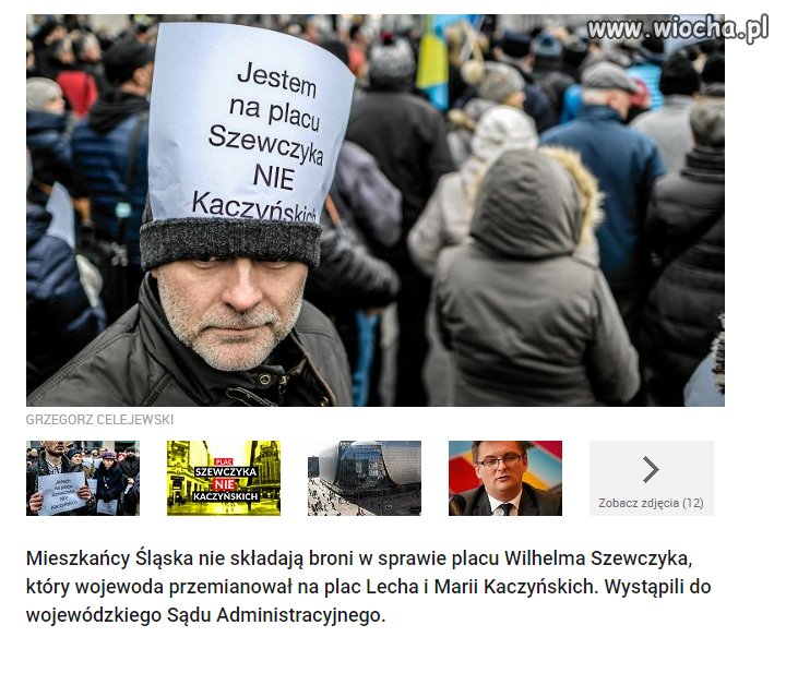 Wojewoda zmienił nazwę placu