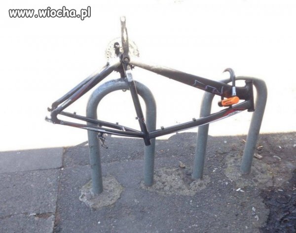 Rower przypiąłeś? Żeby nie ukradli 