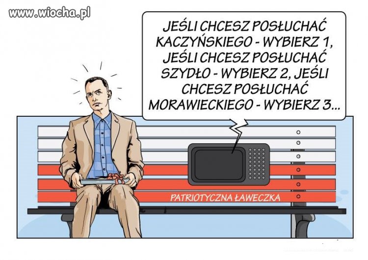 Patriotyczne ławeczki