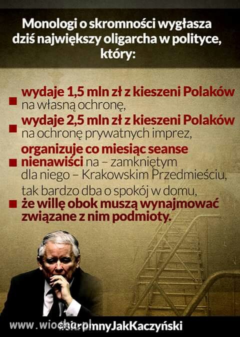 Skromny człowiek.
