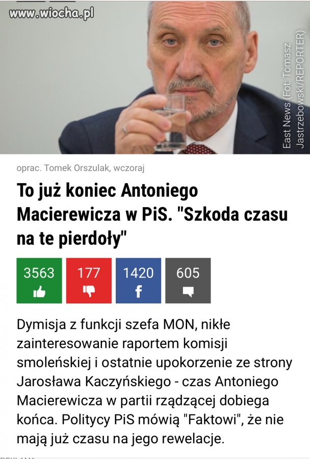 PiS powinien ponieść za niego odpowiedzialność 