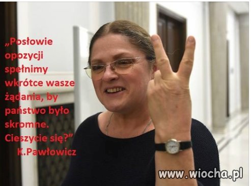 Tak naprawdę tu nie chodzi o posłów i senatorów 