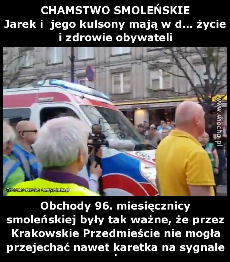 Jarek kazał żadnych nieprawych elementów na pisimprezie