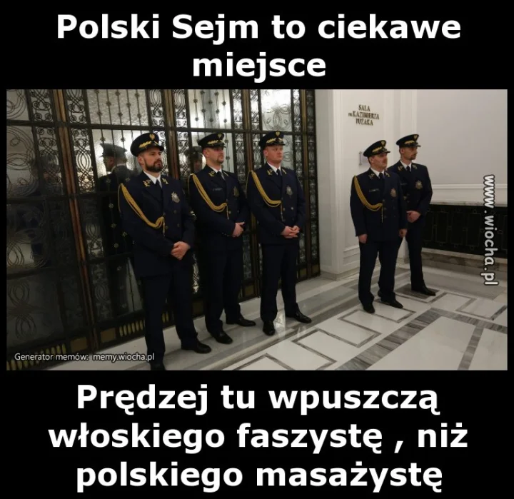 Masażyści do  protestujących niepełnosprawnych-won