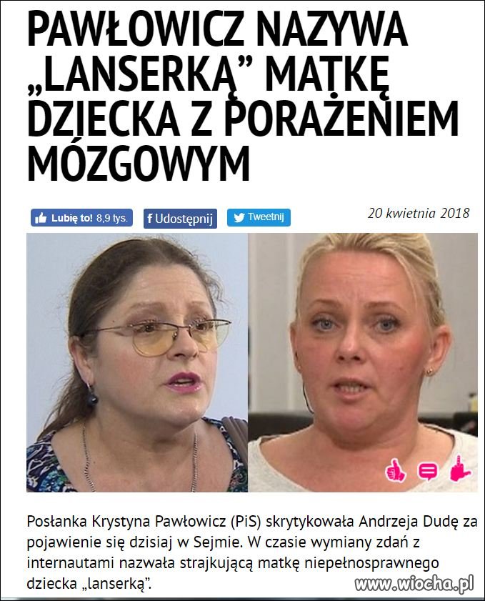 Sejmowa gosposia krytykuje