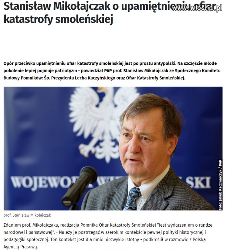 Wydarzenie o randze historycznej i państwowej...