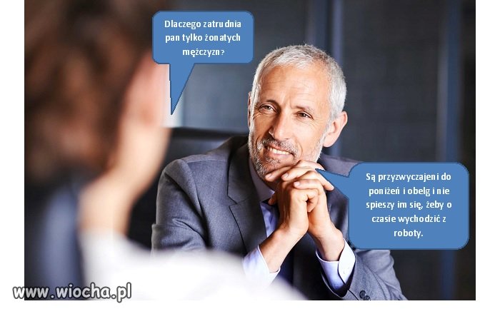 Tu nie ma parytetu