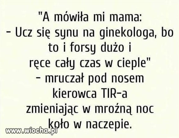 Kto nie słucha ojca matki.