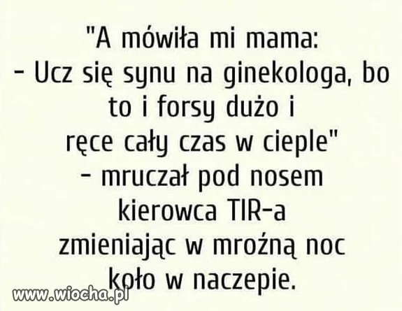 Kto nie słucha ojca matki.