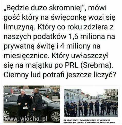 Ciememu ludowi i lepszemu sortowi to się 