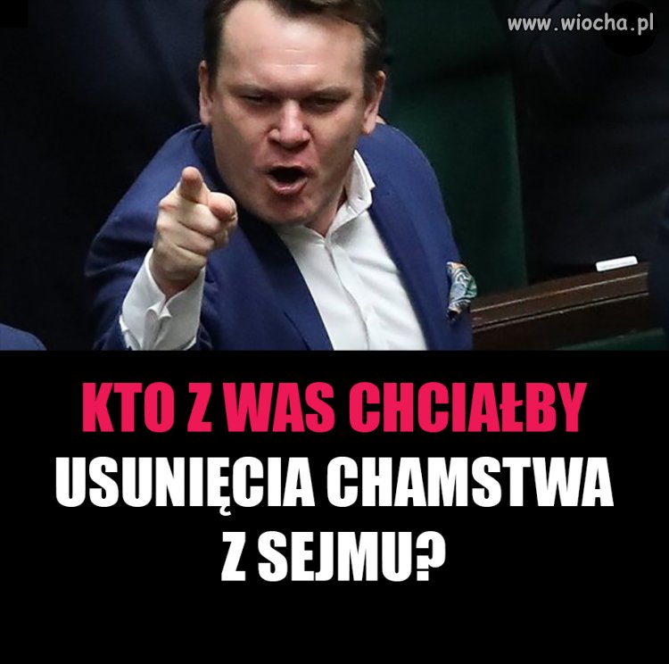 Chamstwo należy zwalczać wszędzie i przeciwstawiać