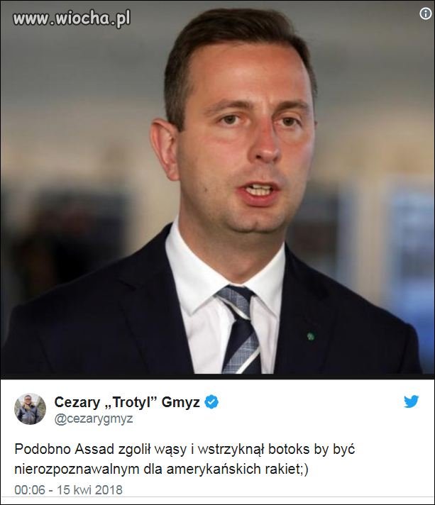 Trotyl znów pije... (?)