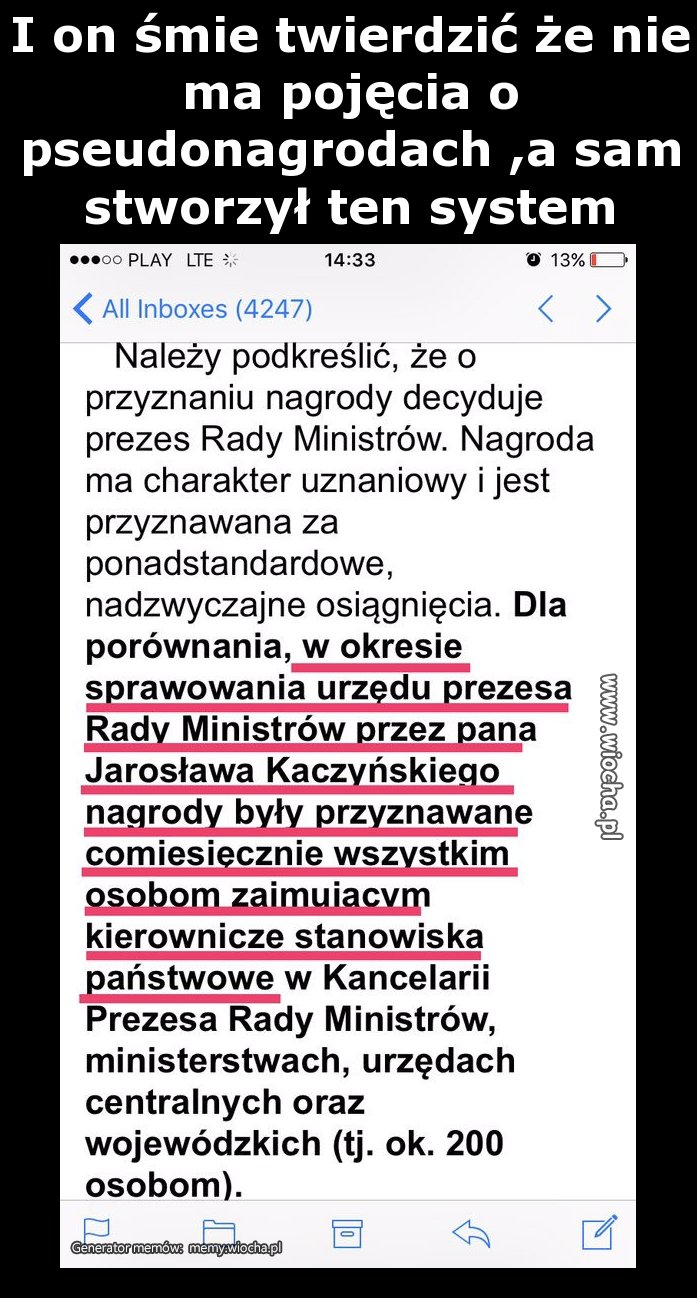 I on śmie twierdzić że nie ma pojęcia 