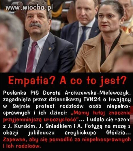 Szczyt arogancji.
