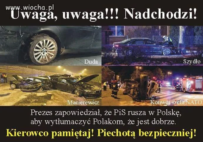Piechotą bezpieczniej !