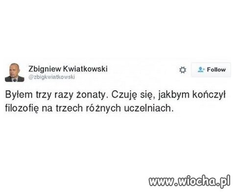 "Bóg ukarał go i oddał w ręce kobiety"