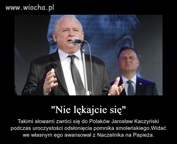 Nie lękajcie się...