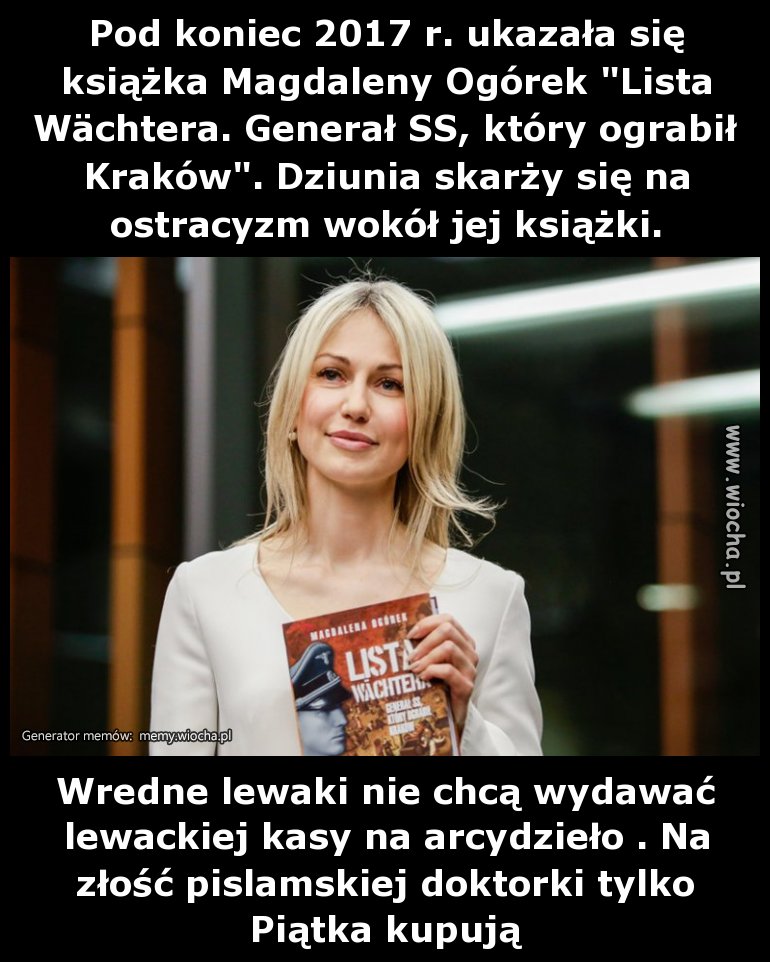 Pod koniec 2017 r. ukazała się książka Magdaleny