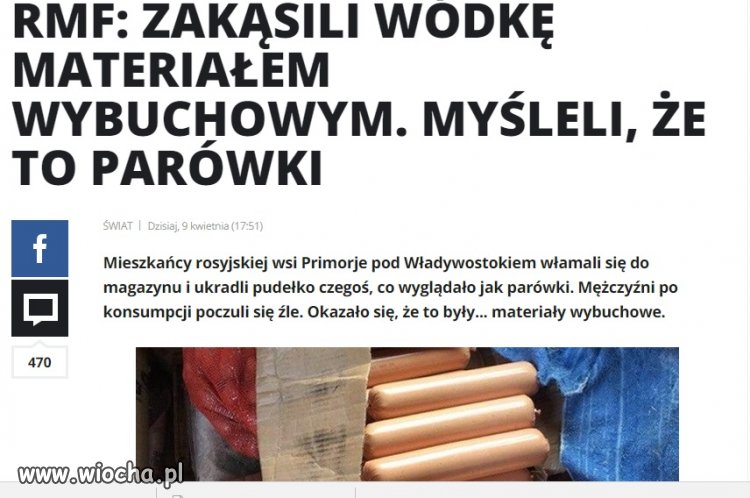 Wybuchające parówki?