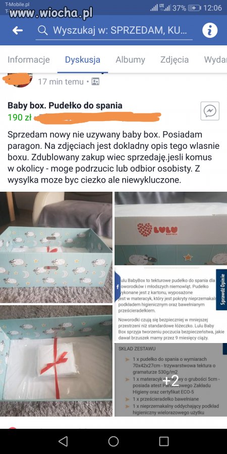 Tekturowe pudełko dla dziecka