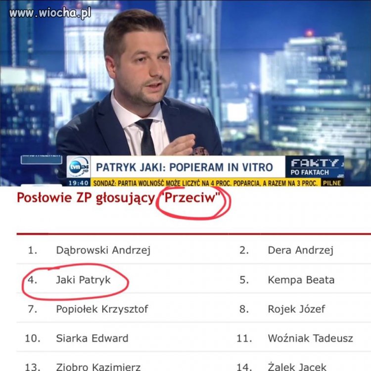 Szybko zmienił zdanie. 
