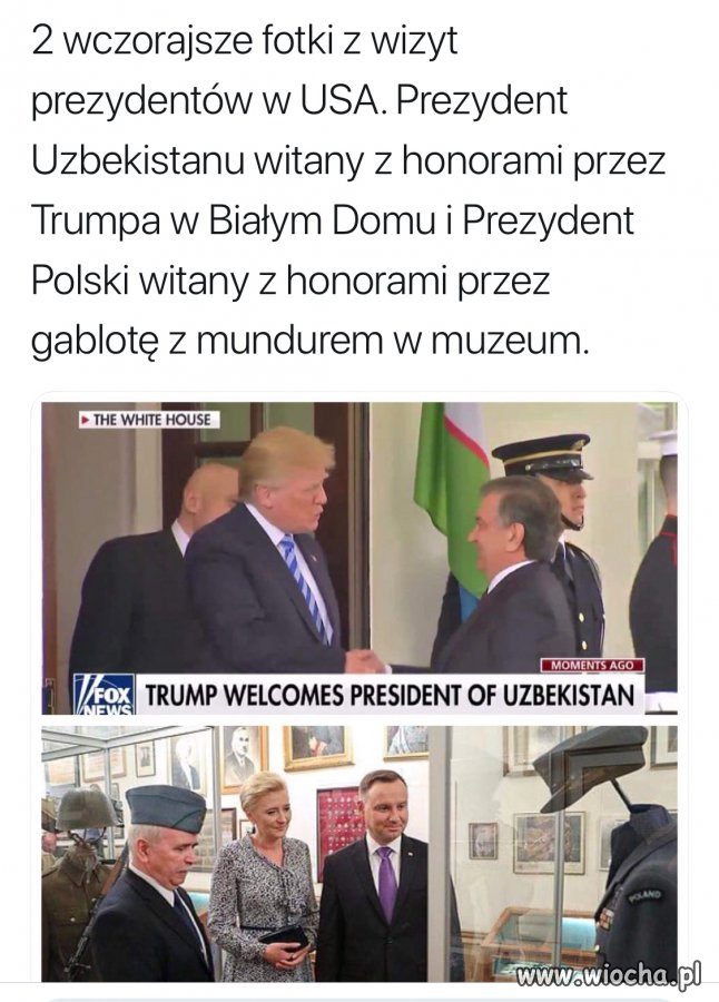Z cyklu podróże Pana Dudy