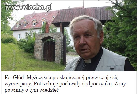 Czyżby ksiądz miał tak