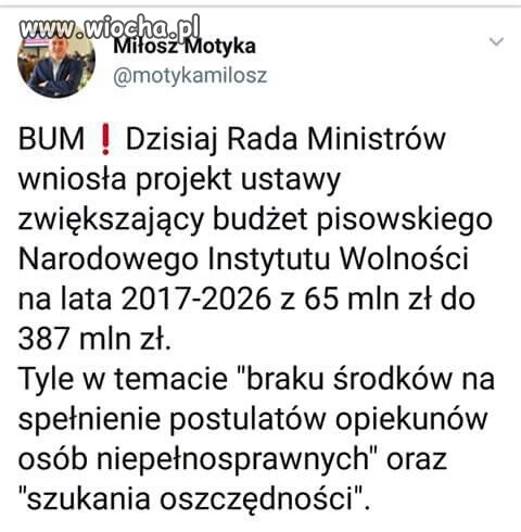 Kasa dla wybranych...