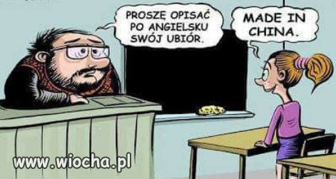 Na lekcji angielskiego