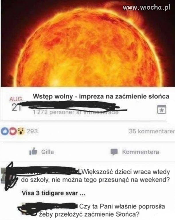 Zaćmienie tylko 