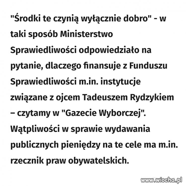 Poszedł kolejny milion dla Rydzyka