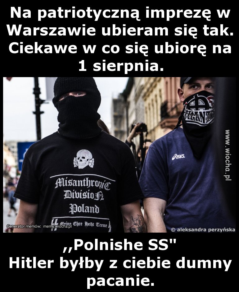 Na patriotyczną imprezę w Warszawie ubieram się