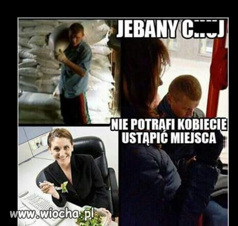 Pewno pijany ch... je...y...