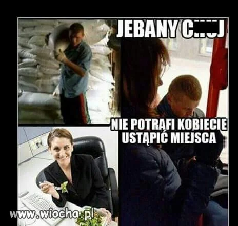 Pewno pijany ch... je...y...