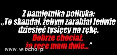 Z pamiętnika polityka...