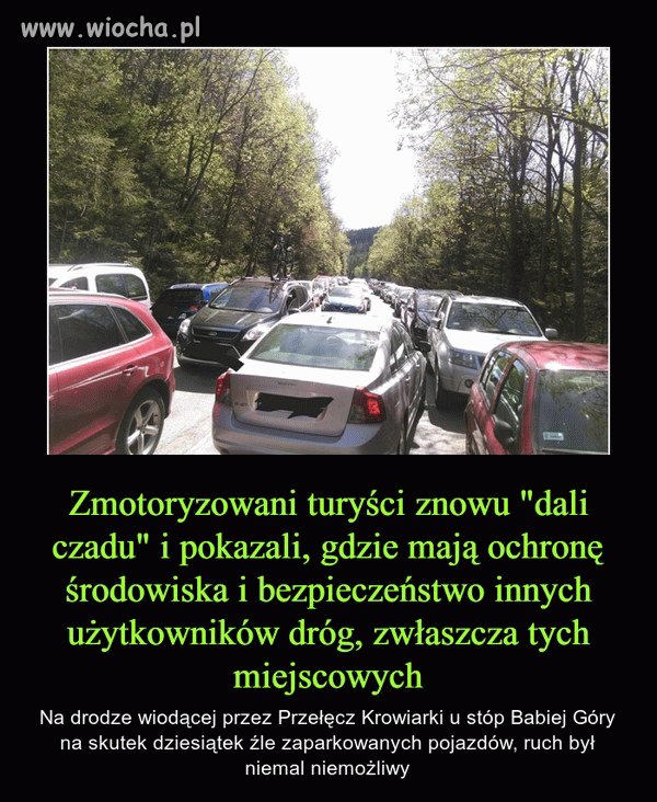 Gdy Janusze i Grażyny jadą na Majówkę