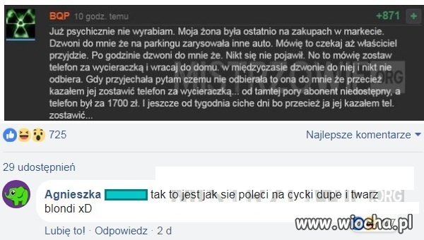 Ach te blondynki...