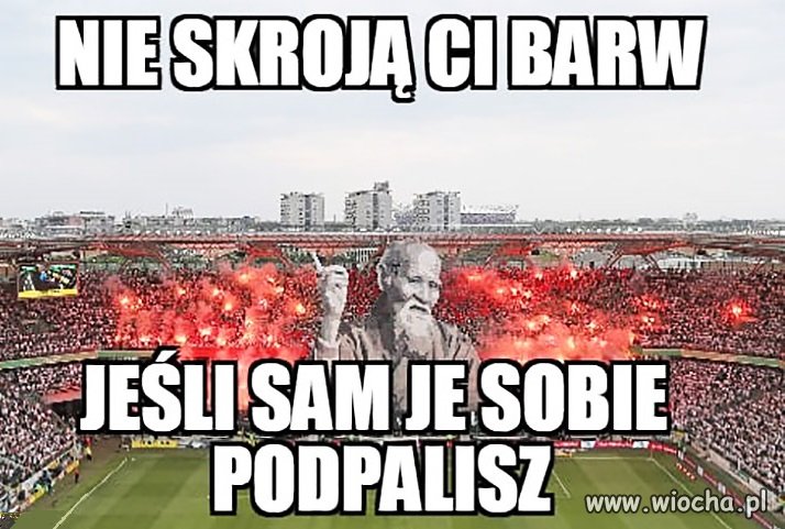 Kibice Wisły Kraków spalili własne flagi!  