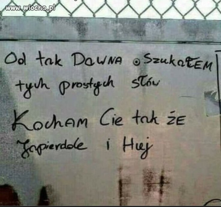 Ważne, że szczere 