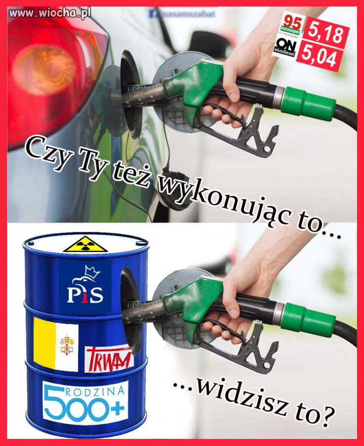 55% ceny paliwa to podatek i akcyza
