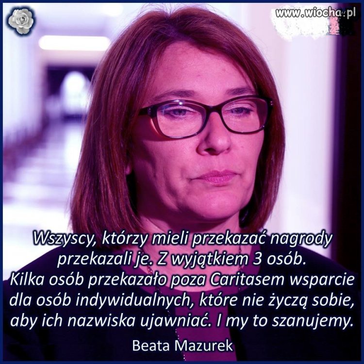 Dziękujemy za okazanie serca potrzebyjącym